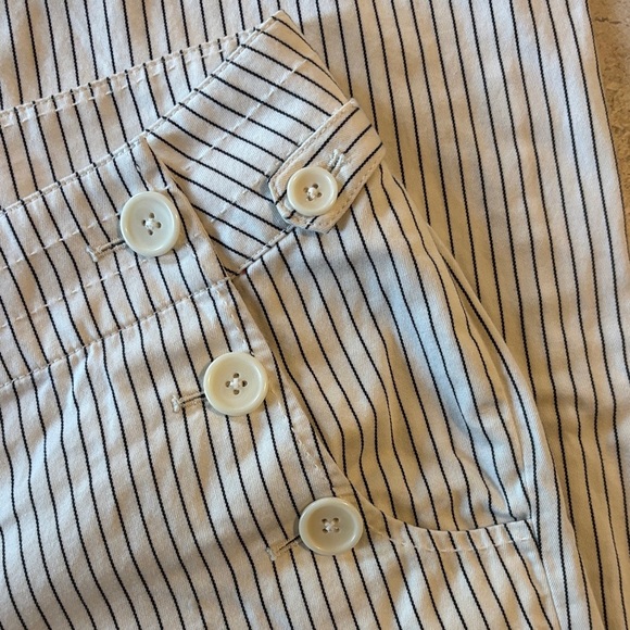 Banana Republic size 6 100% organic cotton Striped pants - Picture 5 of 5